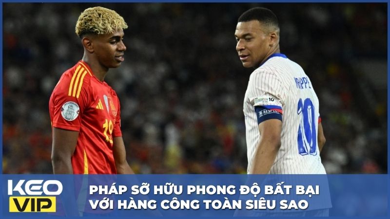 Pháp sỡ hữu phong độ bất bại với hàng công toàn siêu sao